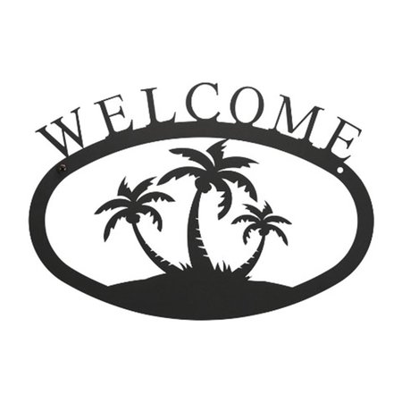 WORKSTATION Small Welcome Sign-Plaque - Palm Trees WO141678